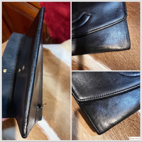 Chanel Double Flap Pouch🥰Rare vntg 🥰Super Attractive🥰 Beautiful piece Authentic💯 - Picture 9 of 16